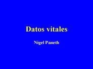 Datos vitales