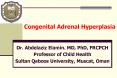 Congenital Adrenal Hyperplasia PowerPoint PPT Presentation