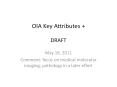 OIA Key Attributes   DRAFT PowerPoint PPT Presentation