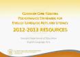 Common Core Georgia Performance Standards for English Language Arts and Literacy 2012-2013 resources PowerPoint PPT Presentation