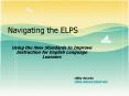 Navigating the ELPS PowerPoint PPT Presentation