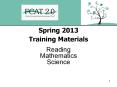 Spring 2013 Training Materials PowerPoint PPT Presentation