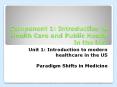 Component 1: Introduction to Health Care and Public Health in the U.S. PowerPoint PPT Presentation