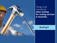 Excellent roofing services in North shore