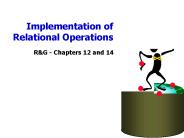 Implementation of Relational Operations