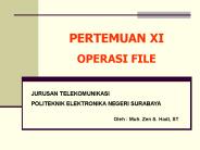 PERTEMUAN XI