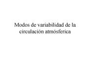 Modos de variabilidad de la circulaci