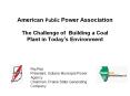 American Public Power Association PowerPoint PPT Presentation