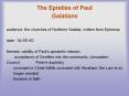 The Epistles of Paul Galatians PowerPoint PPT Presentation