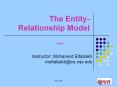 The Entity-Relationship Model PowerPoint PPT Presentation