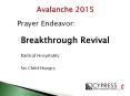 Prayer Endeavor: PowerPoint PPT Presentation