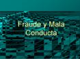 Fraude y Mala Conducta PowerPoint PPT Presentation