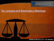 Tax Lawyers and Bankruptcy Attorney