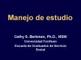 Manejo de estudio PowerPoint PPT Presentation