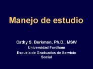 Manejo de estudio