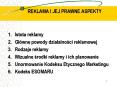 REKLAMA I JEJ PRAWNE ASPEKTY PowerPoint PPT Presentation