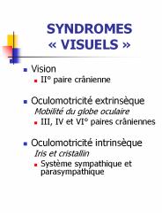 SYNDROMES 