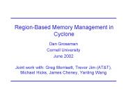 Region-Based Memory Management in Cyclone