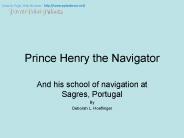 Prince Henry the Navigator