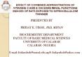EFFECT OF COMBINED ADMINISTRATION OF VITAMINS C AND E ON SOME RENAL FUNCTIONS INDICES OF RATS EXPOSED TO NITROCELLULOSE THINNER PRESENTED BY FRIDAY E. UBOH, PhD, MIPAN  BIOCHEMISTRY DEPARTMENT FACULTY OF BASIC MEDICAL SCIENCES UNIVERSITY OF PowerPoint PPT Presentation