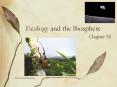 Ecology and the Biosphere PowerPoint PPT Presentation