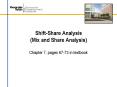 Shift-Share Analysis (Mix and Share Analysis) PowerPoint PPT Presentation