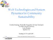 Web Technologies and System Dynamics for Community Sustainability