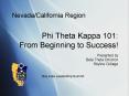 Phi Theta Kappa 101:  From Beginning to Success! PowerPoint PPT Presentation