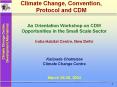 Climate Change, Convention, Protocol and CDM PowerPoint PPT Presentation