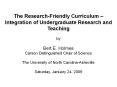 The Research-Friendly Curriculum  PowerPoint PPT Presentation