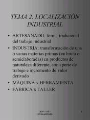 TEMA 2. LOCALIZACI