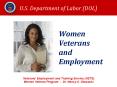 Women Veterans and Employment PowerPoint PPT Presentation