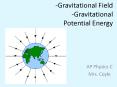 -Gravitational Field -Gravitational Potential Energy PowerPoint PPT Presentation