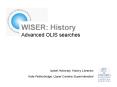WISER: History PowerPoint PPT Presentation