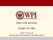 State of the University