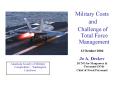Military Costs PowerPoint PPT Presentation