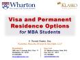 Immigration Options for the Entrepreneur PowerPoint PPT Presentation