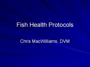 Fish Health Protocols