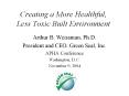 Creating a More Healthful, Less Toxic Built Environment PowerPoint PPT Presentation