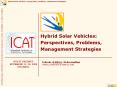 Hybrid Solar Vehicles: Perspectives, Problems, Management Strategies PowerPoint PPT Presentation