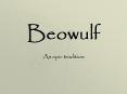 Beowulf PowerPoint PPT Presentation
