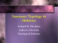 Sanctuary Typology in Hebrews PowerPoint PPT Presentation