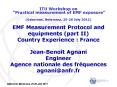 EMF Measurement Protocol and equipments (part II) Country Experience : France PowerPoint PPT Presentation