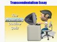 Transcendentalism Essay PowerPoint PPT Presentation