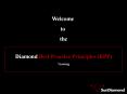 Diamond Best Practice Principles (BPP) PowerPoint PPT Presentation