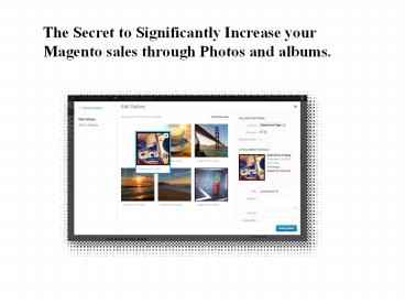Magento Image Gallery Plugin by FME