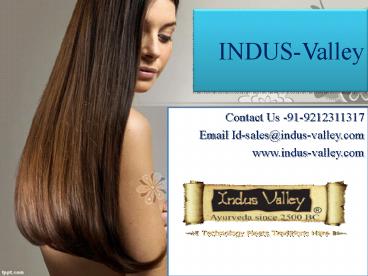 PPD Free Ayurvedic Hair Colour