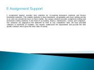 E Assignment Support (1)