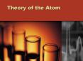 Theory of the Atom PowerPoint PPT Presentation