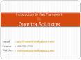 Introduction to .NET by QuontraSolutions PowerPoint PPT Presentation